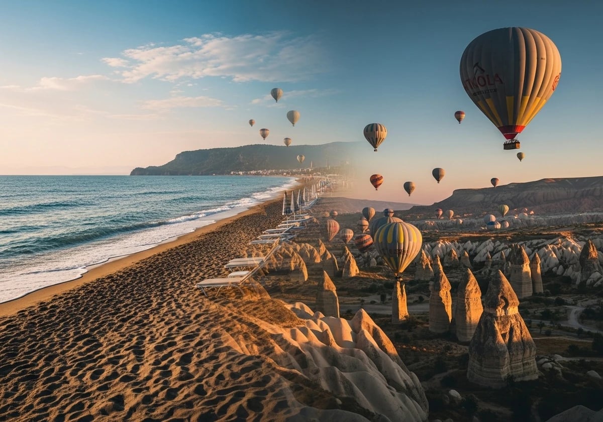 Antalya to Cappadocia multi-destination