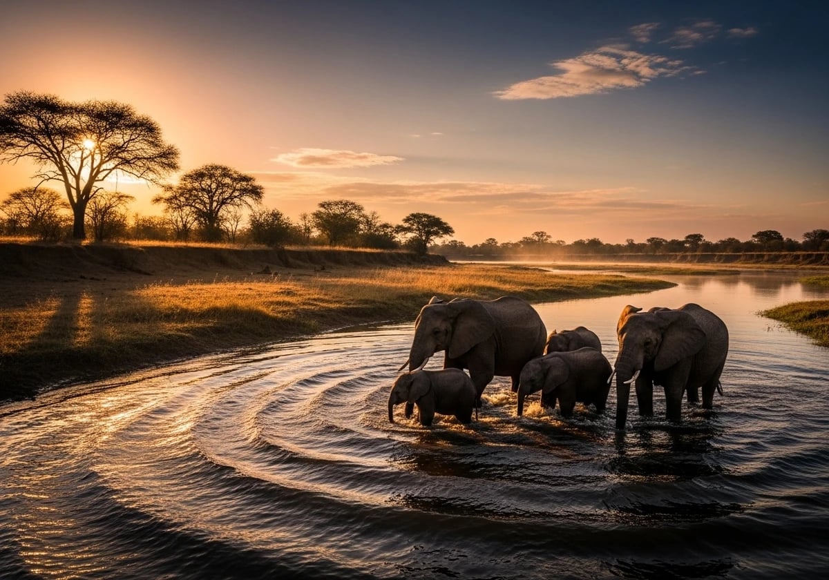 Selinda and private lodges