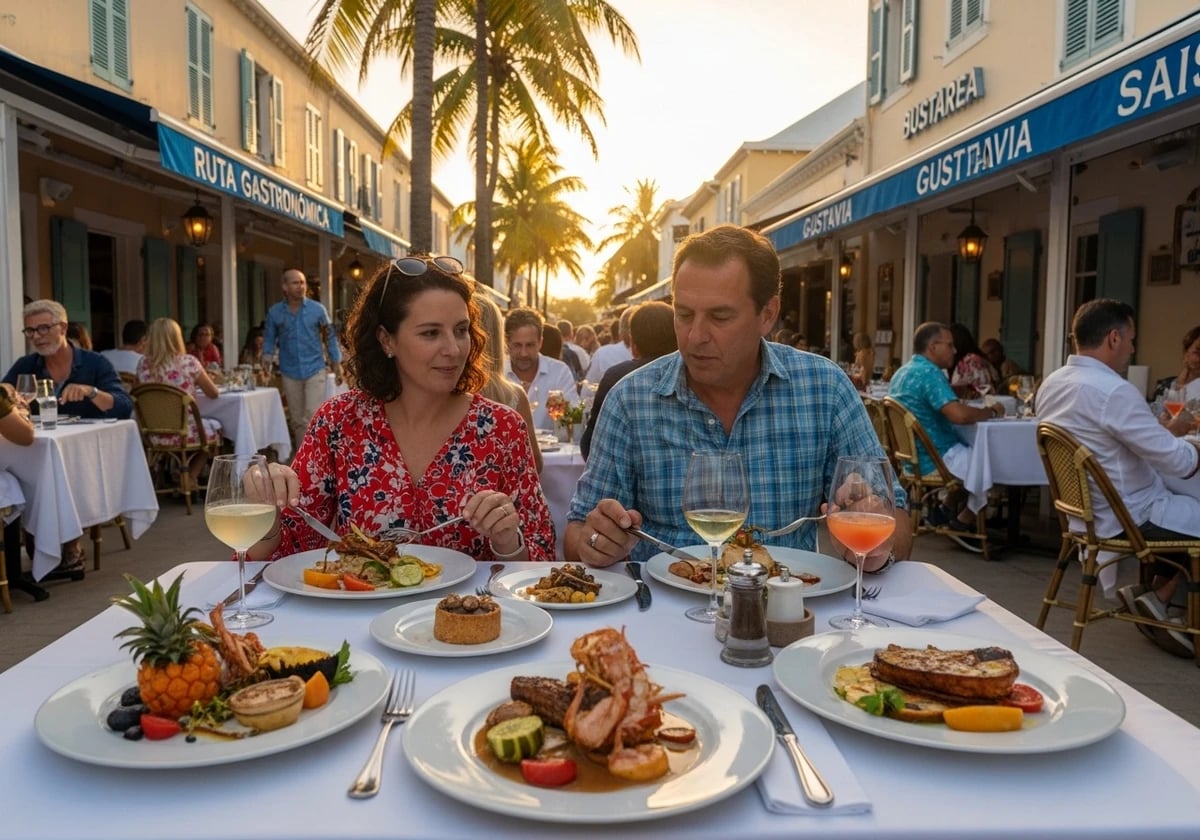 Ruta gastronómica de Gustavia