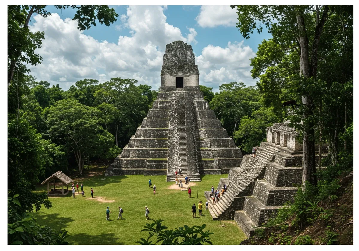 Tikal (via Flores)